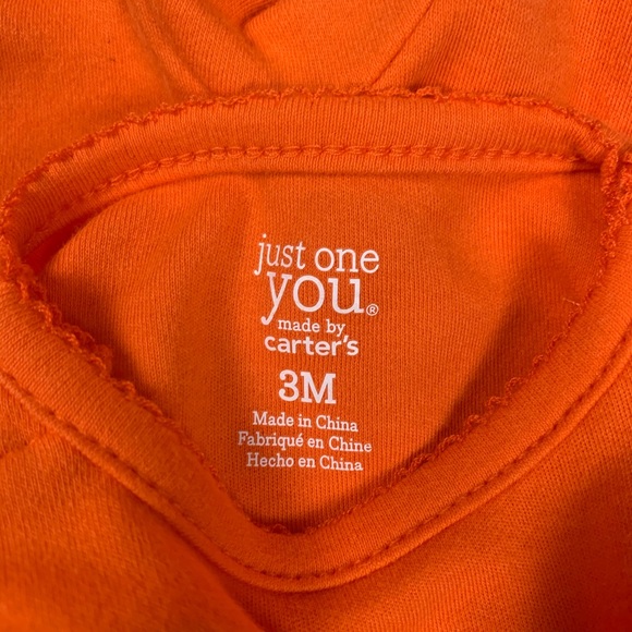 Carter's Halloween Jack O Lantern Pumpkin Tutu Sleep N Play Bodysuit Baby Girl - Picture 13 of 13